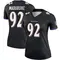 Women's Nnamdi Madubuike Baltimore Ravens Jersey - Legend Black Plus Size