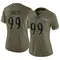 Women's Odafe Oweh Baltimore Ravens 2022 Salute To Service Jersey - Limited Olive