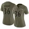 Women's Owen Wright Baltimore Ravens 2022 Salute To Service Jersey - Limited Olive