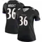 Women's Owen Wright Baltimore Ravens Jersey - Legend Black Plus Size