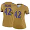 Women's Patrick Ricard Baltimore Ravens Inverted Jersey - Legend Gold Plus Size