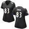 Women's Qadir Ismail Baltimore Ravens Jersey - Game Black