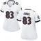 Women's Qadir Ismail Baltimore Ravens Jersey - Game White