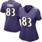 Women's Qadir Ismail Baltimore Ravens Team Color Vapor Untouchable Jersey - Limited Purple