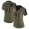 Women's Rayshad Nichols Baltimore Ravens 2021 Salute To Service Jersey - Limited Olive