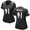 Women's Rayshad Nichols Baltimore Ravens Jersey - Game Black