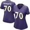 Women's Roger Rosengarten Baltimore Ravens Team Color Vapor Untouchable Jersey - Limited Purple