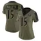 Women's Ryan Mallett Baltimore Ravens 2021 Salute To Service Jersey - Limited Olive