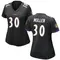 Women's Trayvon Mullen Baltimore Ravens Jersey - Game Black