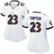 Women's Trenton Simpson Baltimore Ravens Jersey - Game White