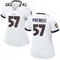 Women's William Kwenkeu Baltimore Ravens Jersey - Game White