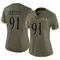 Women's Xavier Kelly Baltimore Ravens 2022 Salute To Service Jersey - Limited Olive