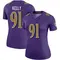 Women's Xavier Kelly Baltimore Ravens Color Rush Jersey - Legend Purple Plus Size