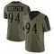 Youth Adedayo Odeleye Baltimore Ravens 2021 Salute To Service Jersey - Limited Olive