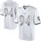 Youth Adedayo Odeleye Baltimore Ravens Platinum Jersey - Limited White