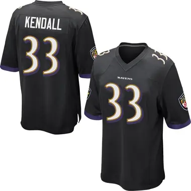 Youth Anthony Kendall Baltimore Ravens Jersey - Game Black