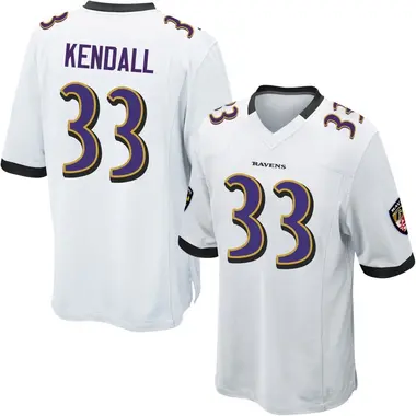 Youth Anthony Kendall Baltimore Ravens Jersey - Game White