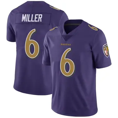 Youth Anthony Miller Baltimore Ravens Color Rush Vapor Untouchable Jersey - Limited Purple