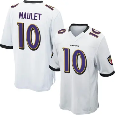 Youth Arthur Maulet Baltimore Ravens Jersey - Game White