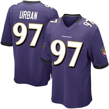 Youth Brent Urban Baltimore Ravens Team Color Jersey - Game Purple