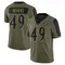 Youth Chris Board Baltimore Ravens 2021 Salute To Service Jersey - Limited Olive