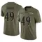 Youth Chris Board Baltimore Ravens 2022 Salute To Service Jersey - Limited Olive