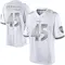 Youth Christian Matthew Baltimore Ravens Platinum Jersey - Limited White