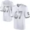 Youth Corey Bullock Baltimore Ravens Platinum Jersey - Limited White