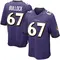 Youth Corey Bullock Baltimore Ravens Team Color Jersey - Game Purple