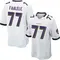 Youth Daniel Faalele Baltimore Ravens Jersey - Game White