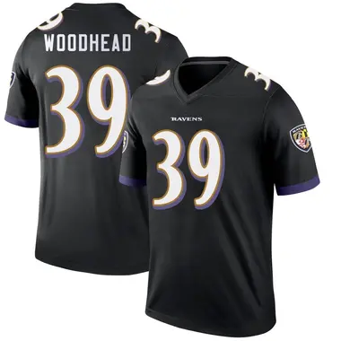 Youth Danny Woodhead Baltimore Ravens Jersey - Legend Black