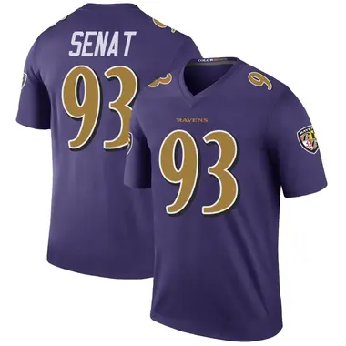 Youth Deadrin Senat Baltimore Ravens Color Rush Jersey - Legend Purple