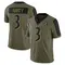 Youth Deonte Harty Baltimore Ravens 2021 Salute To Service Jersey - Limited Olive