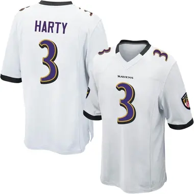 Youth Deonte Harty Baltimore Ravens Jersey - Game White