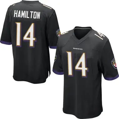 Youth Kyle Hamilton Baltimore Ravens Jersey - Game Black