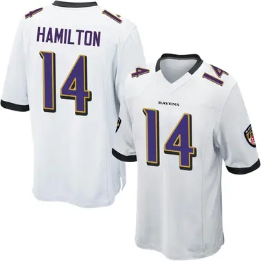 Youth Kyle Hamilton Baltimore Ravens Jersey - Game White