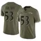 Youth Kyle Van Noy Baltimore Ravens 2022 Salute To Service Jersey - Limited Olive