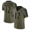 Youth Malik Cunningham Baltimore Ravens 2021 Salute To Service Jersey - Limited Olive