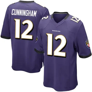 Youth Malik Cunningham Baltimore Ravens Team Color Jersey - Game Purple