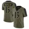 Youth Nelson Agholor Baltimore Ravens 2021 Salute To Service Jersey - Limited Olive