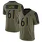 Youth Nick Samac Baltimore Ravens 2021 Salute To Service Jersey - Limited Olive