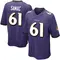 Youth Nick Samac Baltimore Ravens Team Color Jersey - Game Purple