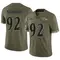 Youth Nnamdi Madubuike Baltimore Ravens 2022 Salute To Service Jersey - Limited Olive