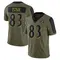 Youth Qadir Ismail Baltimore Ravens 2021 Salute To Service Jersey - Limited Olive