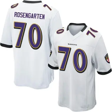 Youth Roger Rosengarten Baltimore Ravens Jersey - Game White