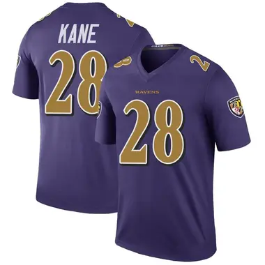 Youth Sanoussi Kane Baltimore Ravens Color Rush Jersey - Legend Purple