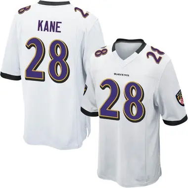 Youth Sanoussi Kane Baltimore Ravens Jersey - Game White