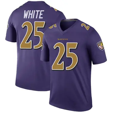 Youth Tre'Davious White Baltimore Ravens Color Rush Jersey - Legend Purple