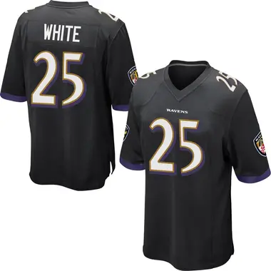 Youth Tre'Davious White Baltimore Ravens Jersey - Game Black