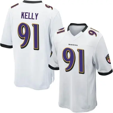 Youth Xavier Kelly Baltimore Ravens Jersey - Game White